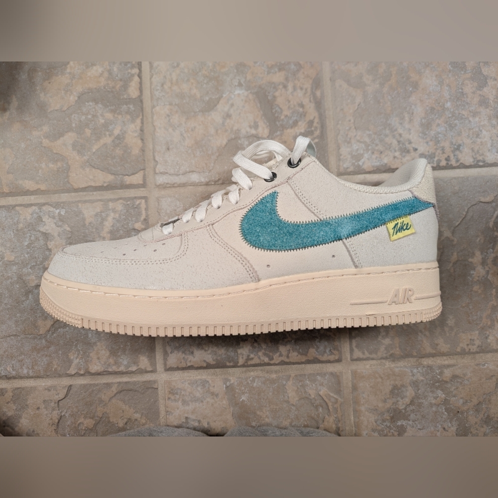 Nike Air Force 1 '07 LV8 Test of Time Sail Green Noise DO5876-100 Men’s 12 New
